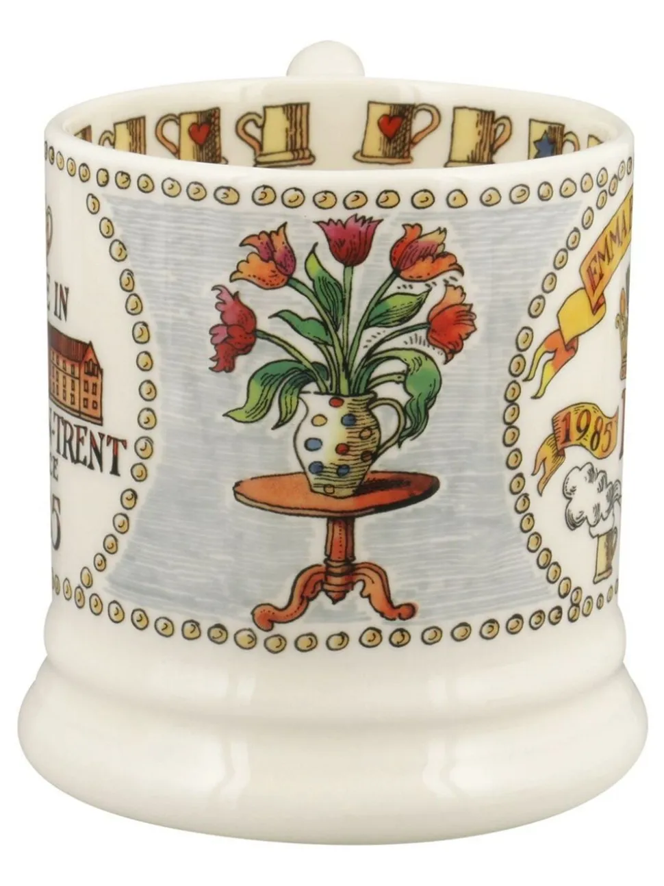 Emma Bridgewater 40 Years 1985-2025 1/2 Pint Mug