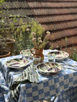 Emma Bridgewater Aubergine Flowers Medium Pasta Bowl