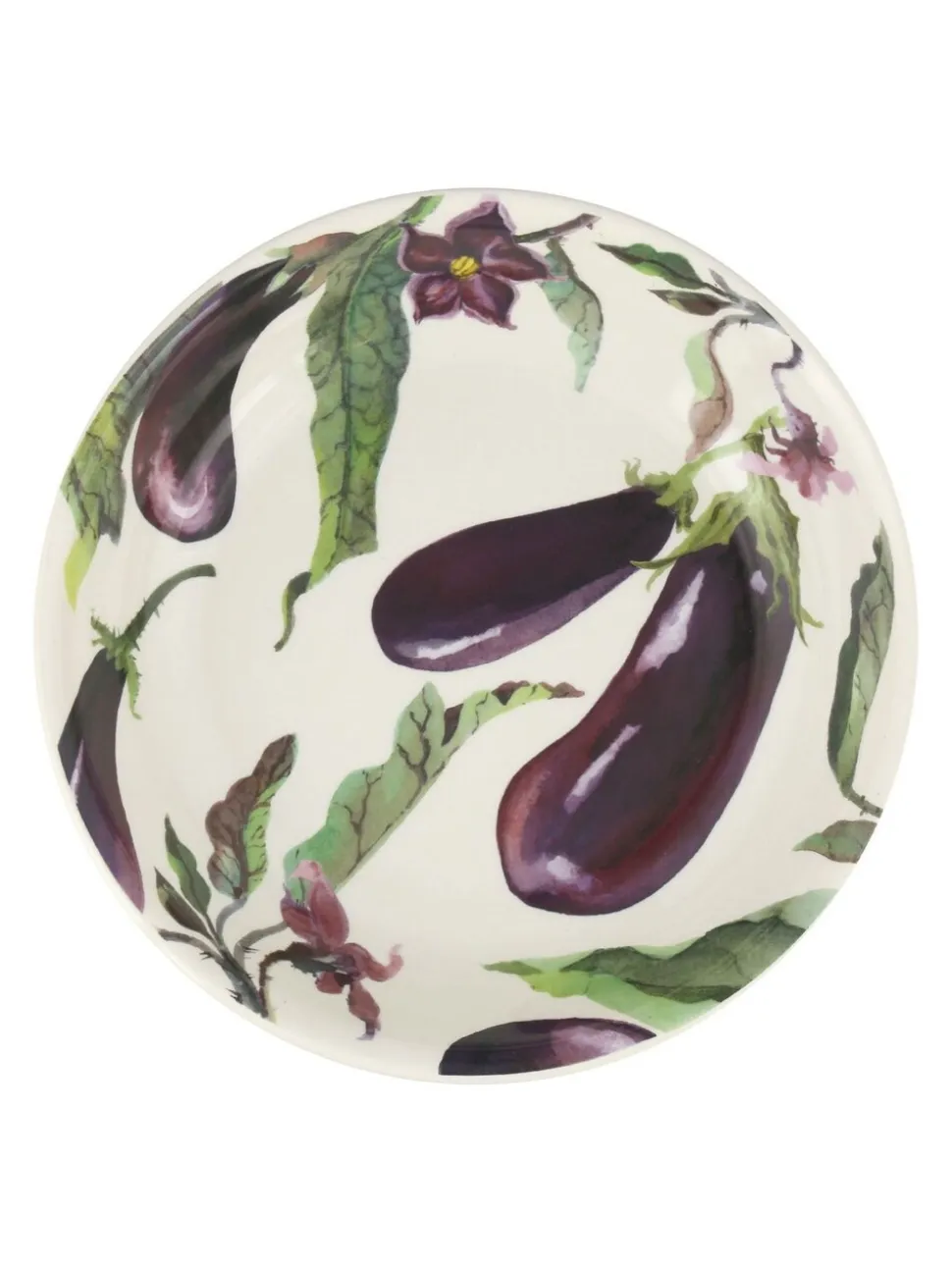 Emma Bridgewater Aubergine Flowers Medium Pasta Bowl