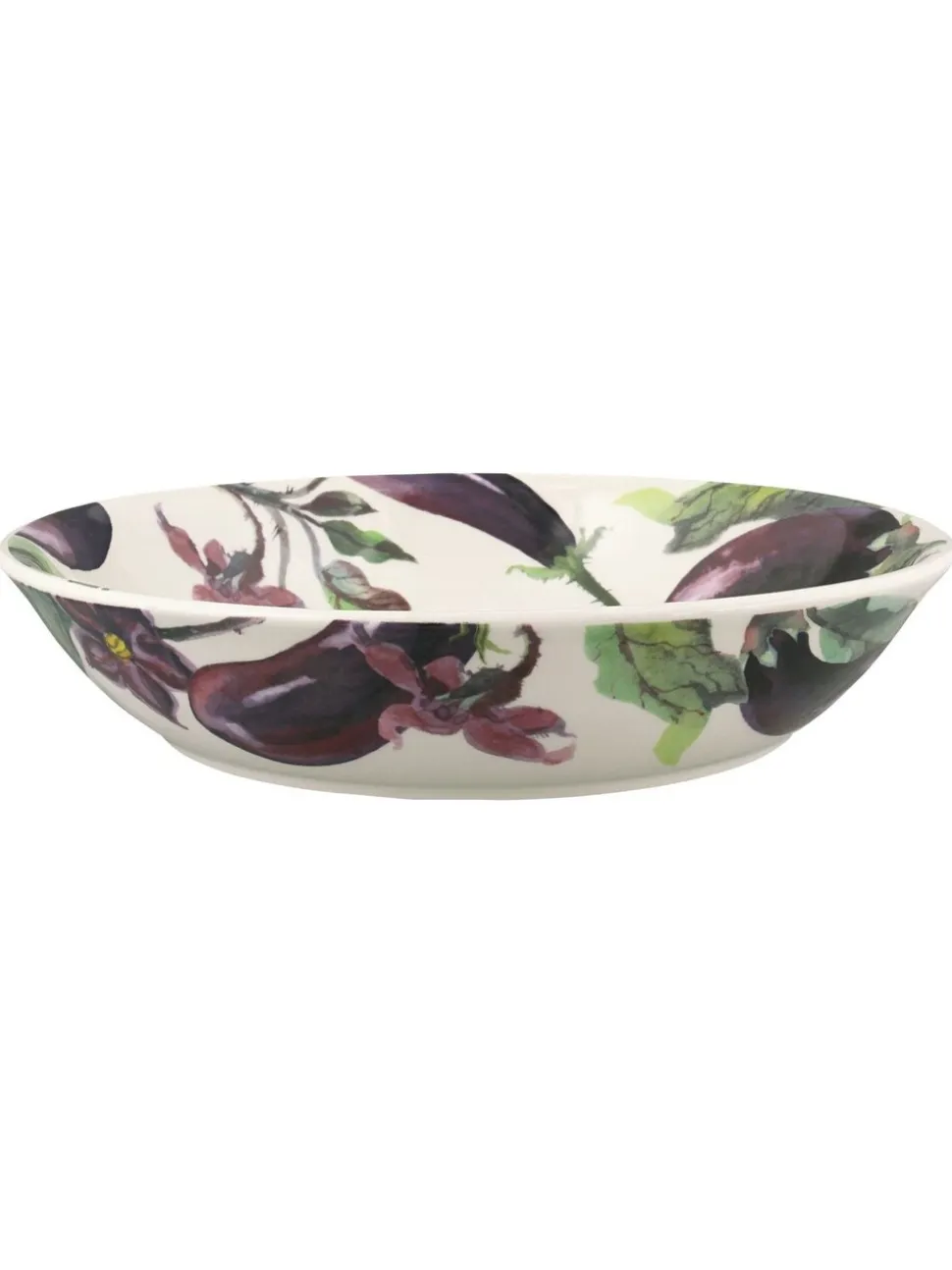 Emma Bridgewater Aubergine Flowers Medium Pasta Bowl