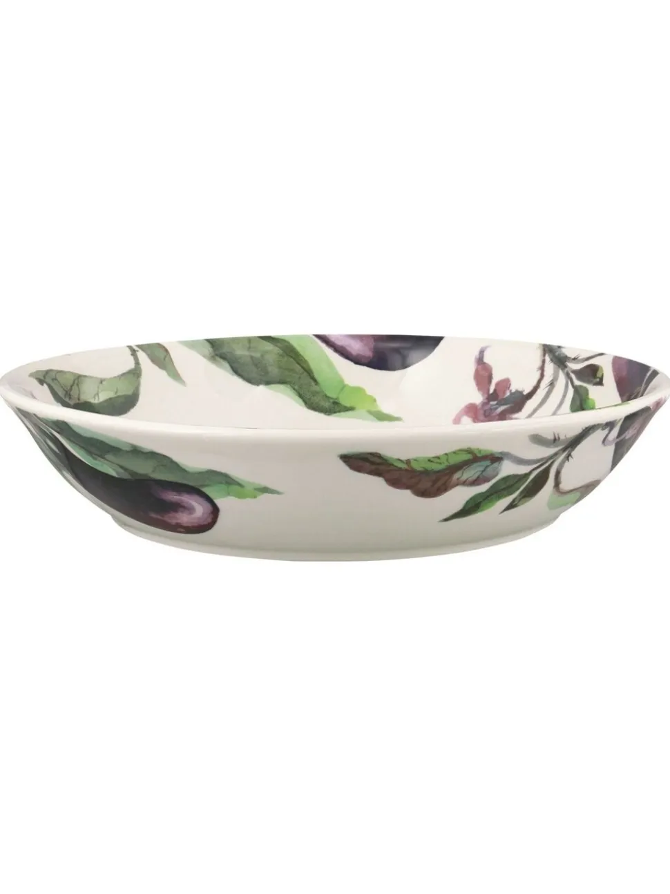 Emma Bridgewater Aubergine Flowers Medium Pasta Bowl