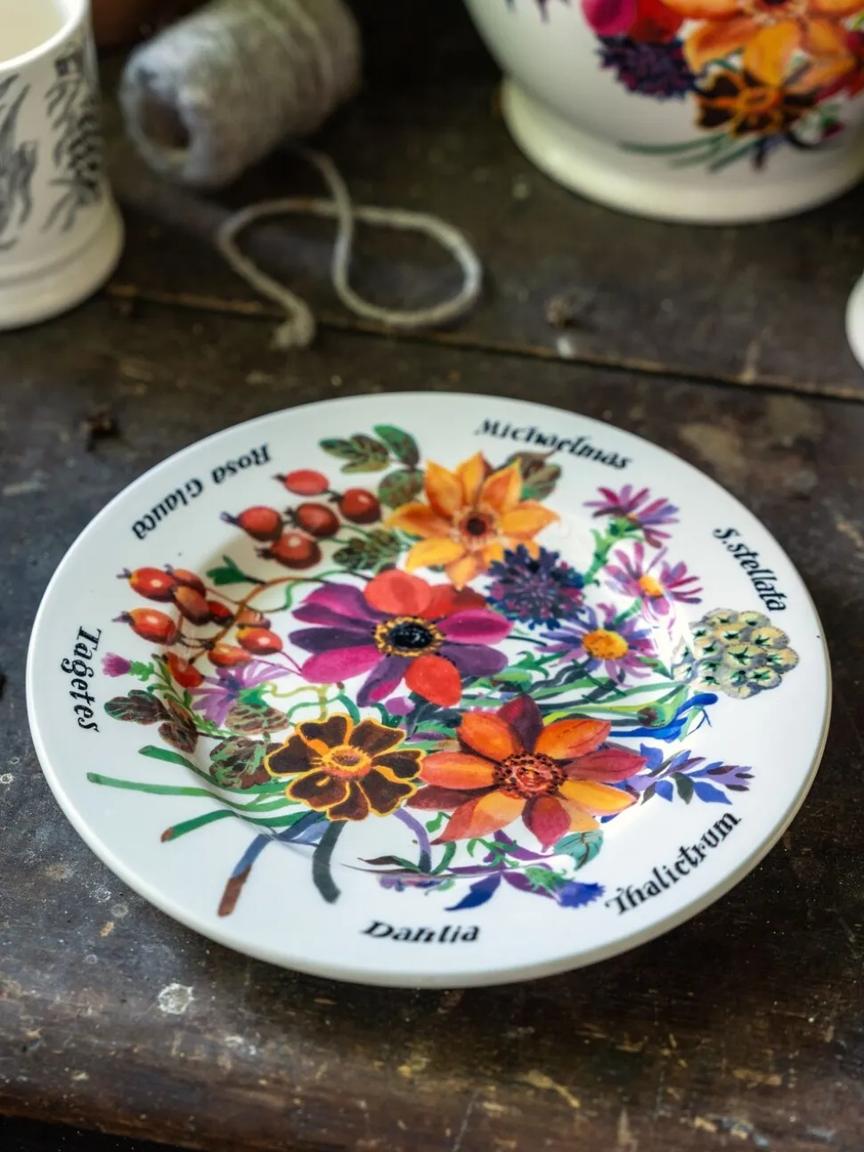 Emma Bridgewater Autumn Flowers 8 1/2 Inch Side Plate