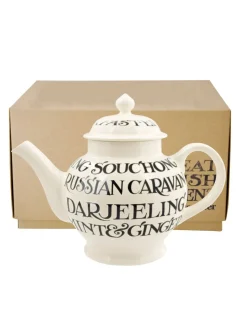 Emma Bridgewater Black Toast 4 Mug Teapot