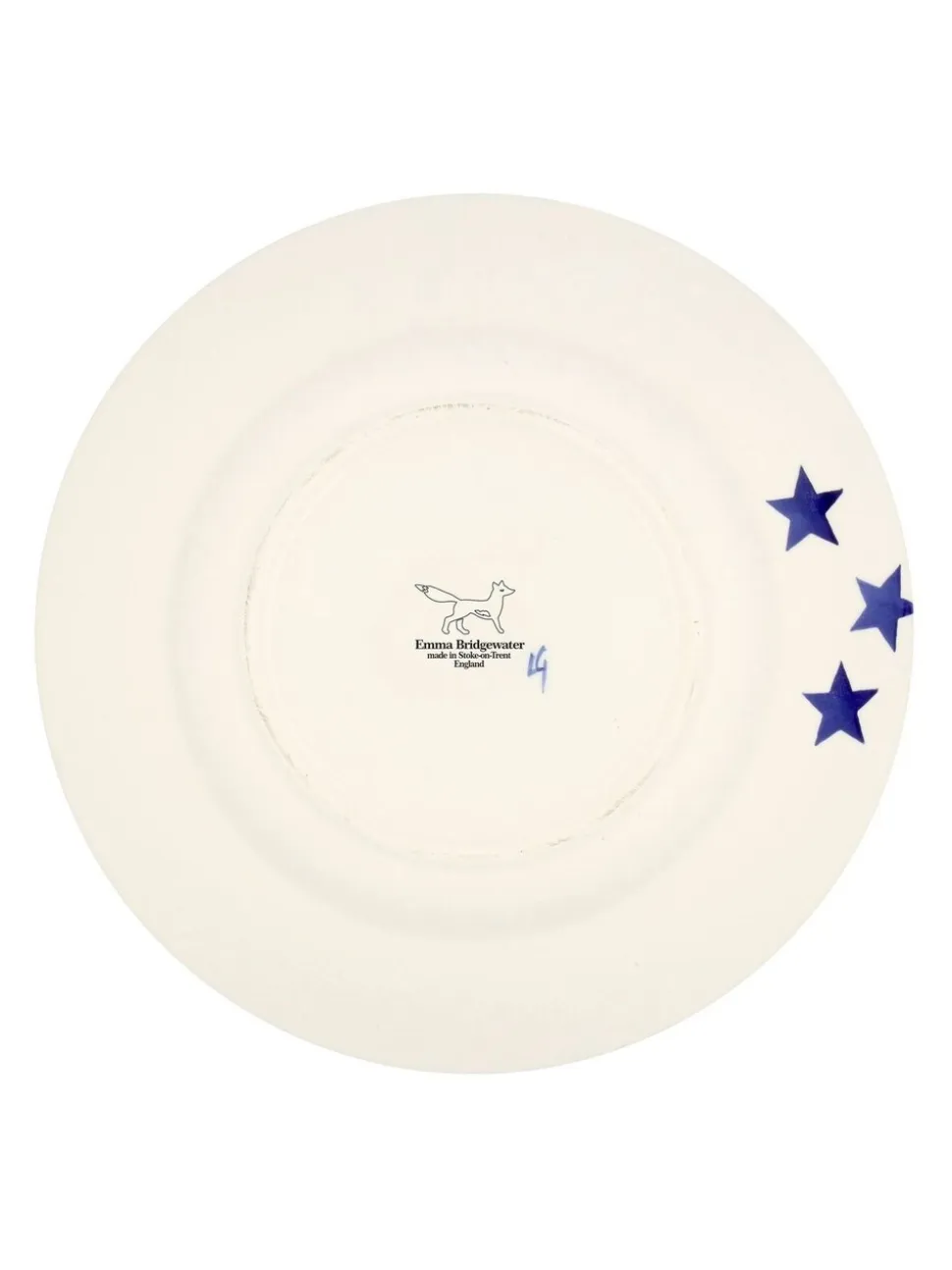 Emma Bridgewater Blue Star 10 1/2 Inch Dinner Plate