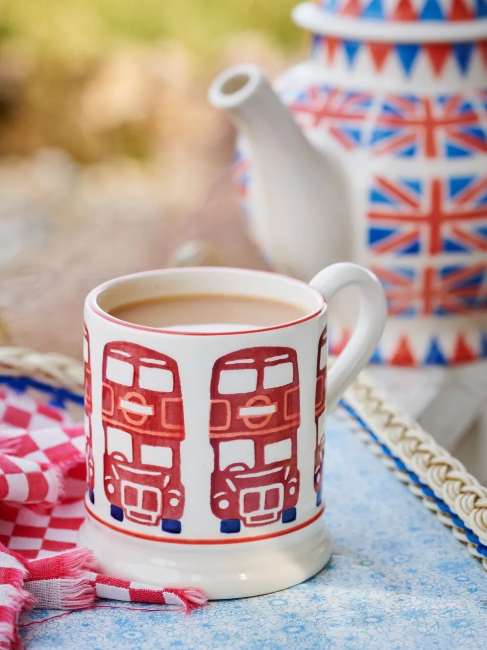 Emma Bridgewater mok met Londense bus 1/2 pint
