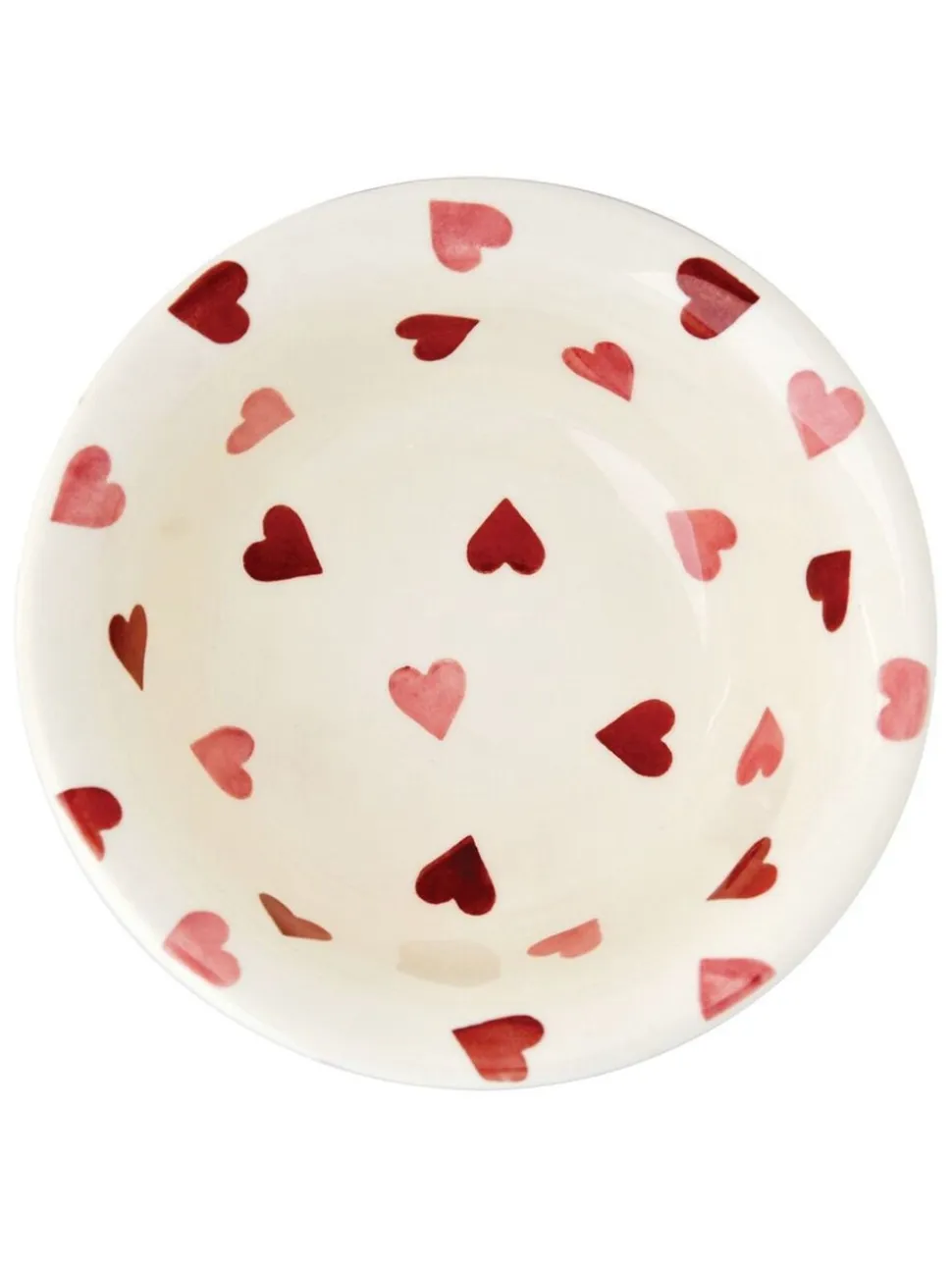 Emma Bridgewater ontbijtkom met roze hartjes