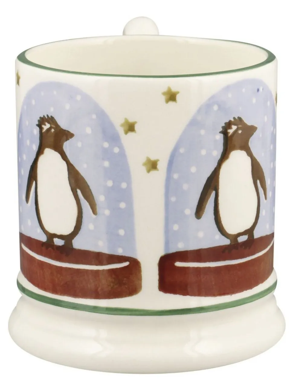 Emma Bridgewater Penguin Snow Globe 1/2 Print Mug