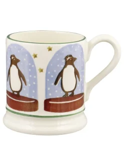 Emma Bridgewater Penguin Snow Globe 1/2 Print Mug