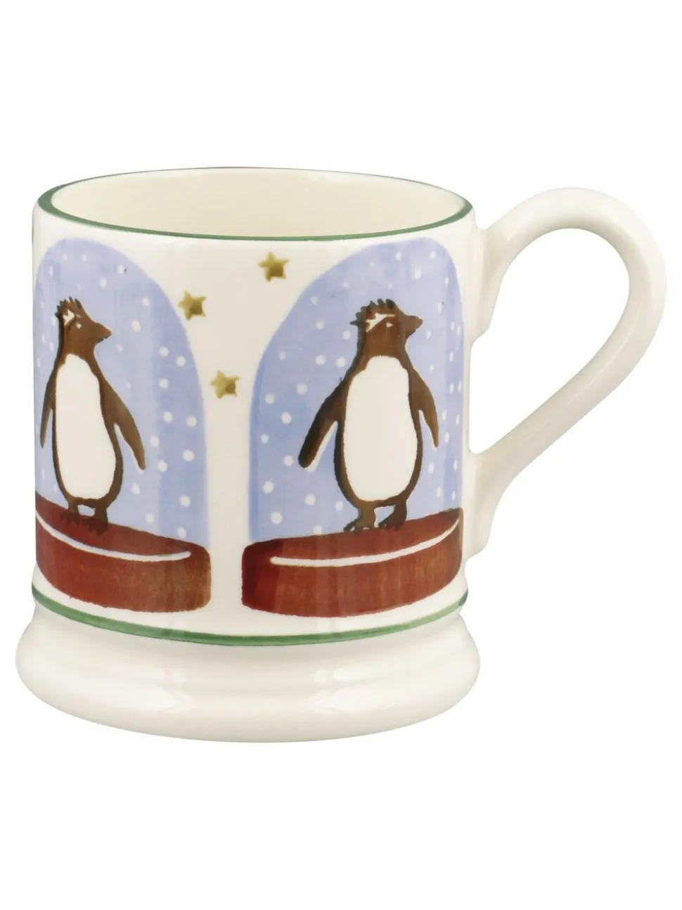 Emma Bridgewater Penguin Snow Globe 1/2 Print Mug