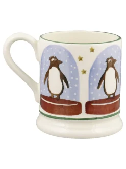 Emma Bridgewater Penguin Snow Globe 1/2 Print Mug