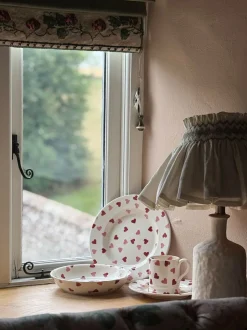 Emma Bridgewater Pink Hearts 10 1/2 Inch Dinner Plate
