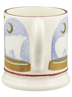 Emma Bridgewater Polar Bear Snow Globe 1/2 Pint Mug