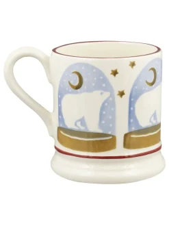 Emma Bridgewater Polar Bear Snow Globe 1/2 Pint Mug