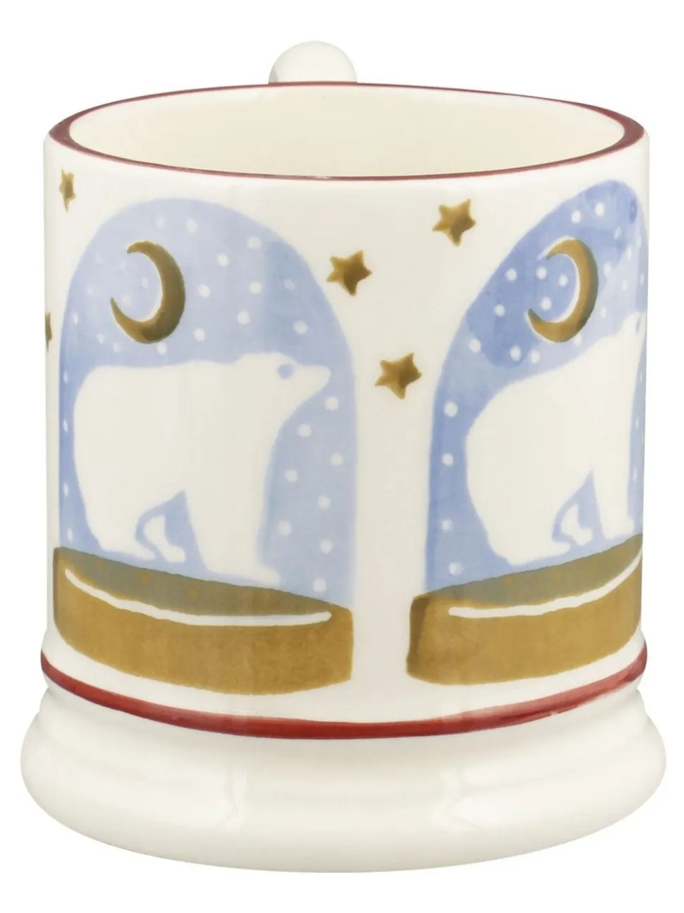 Emma Bridgewater Polar Bear Snow Globe 1/2 Pint Mug