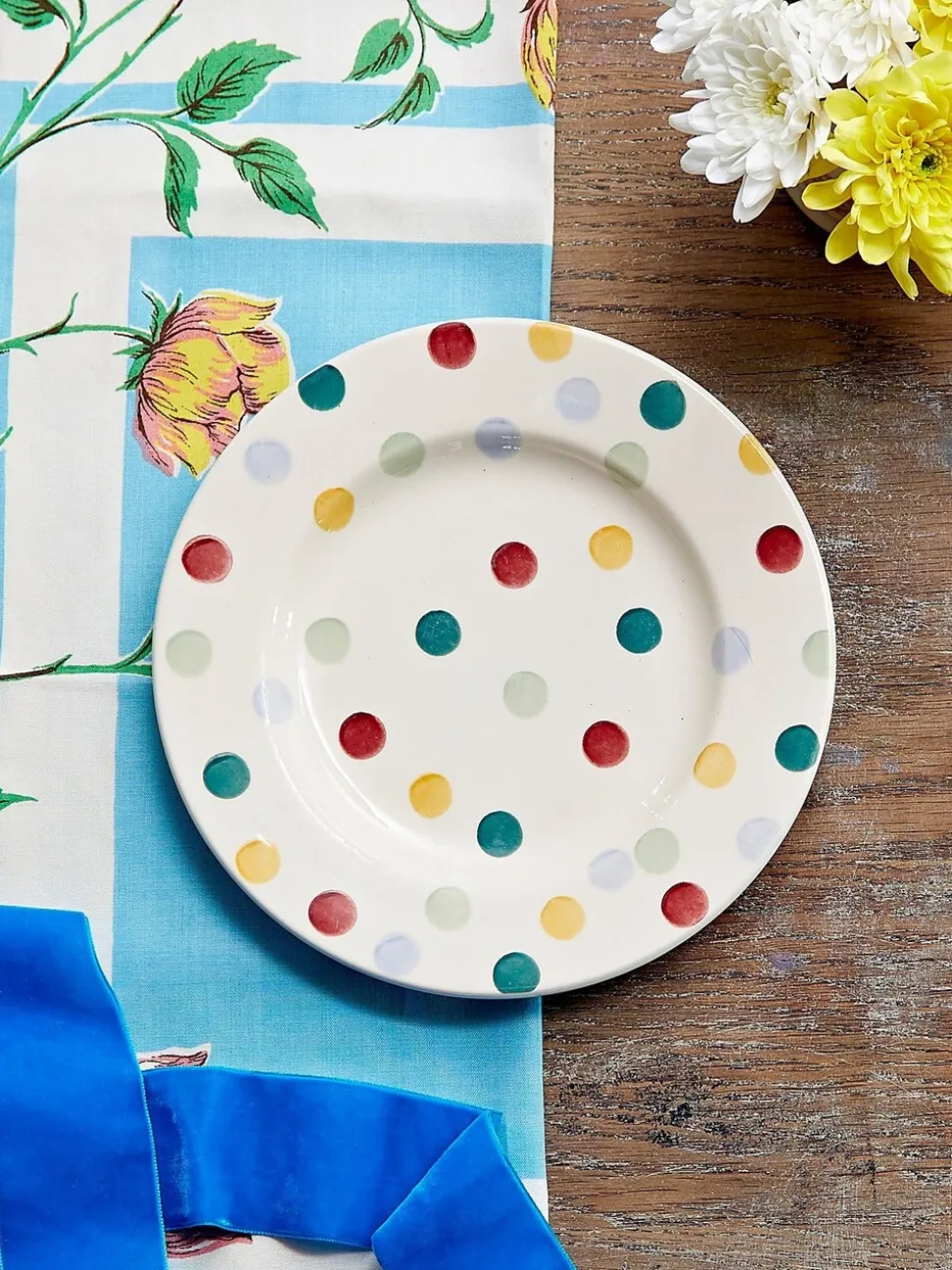 Emma Bridgewater Polka Dot 8 1/2 Inch Side Plate