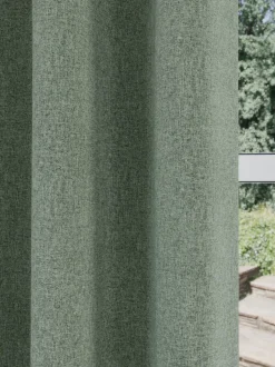 Enhanced Living Austin verduisterende thermische linnen look paar gordijnen met oogjes