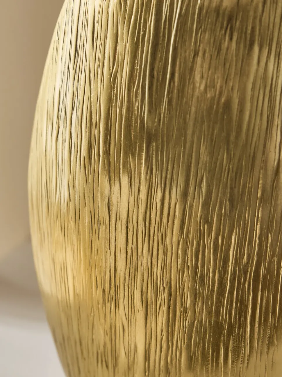 Evie Metal Textured Vase