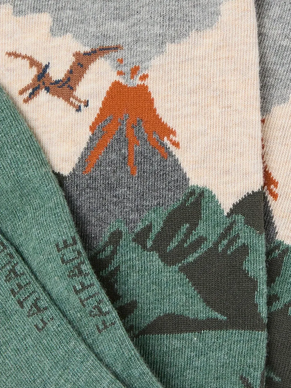 FatFace Dinosaur Scene Socks