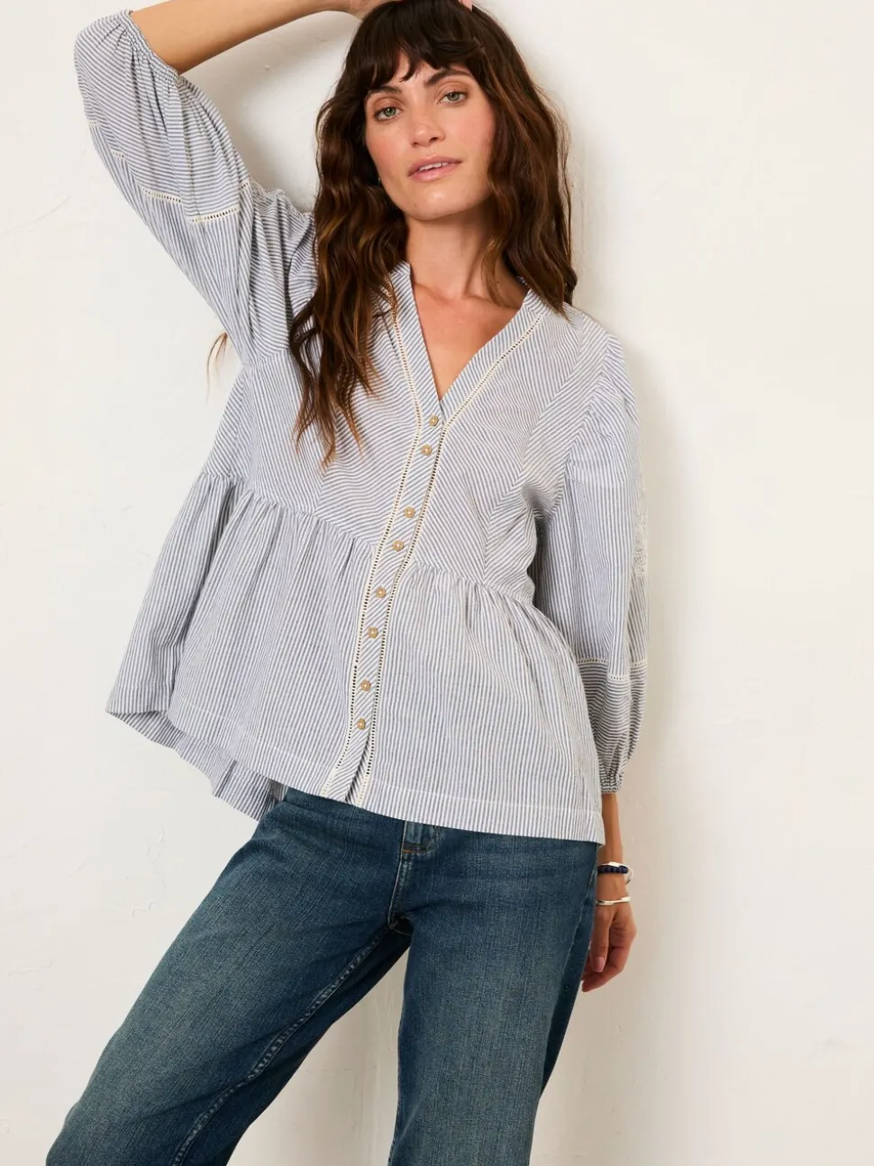 FatFace Embroidered Blouse