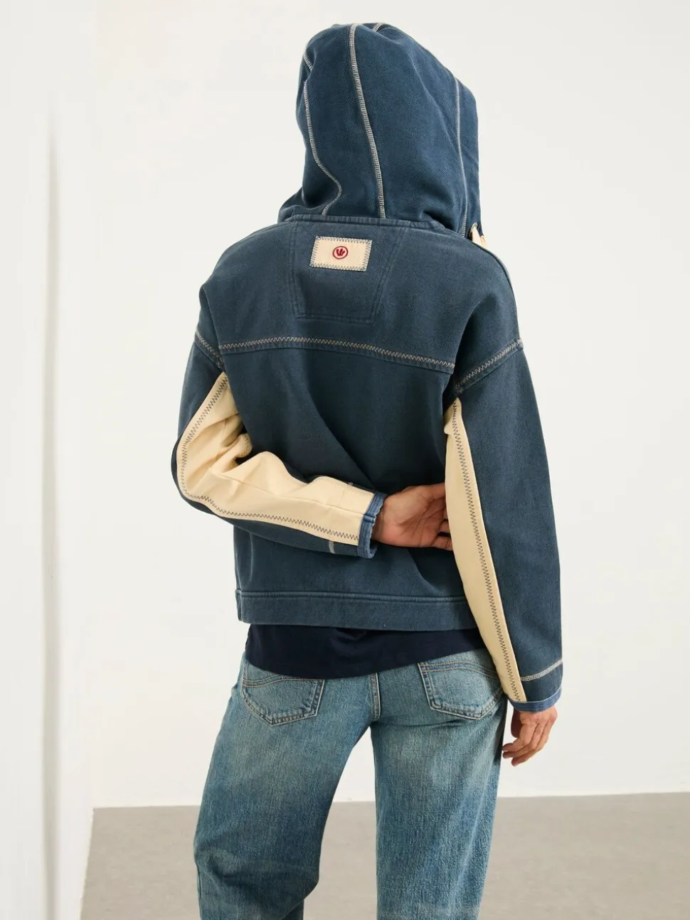 FatFace hoodie met doorlopende rits