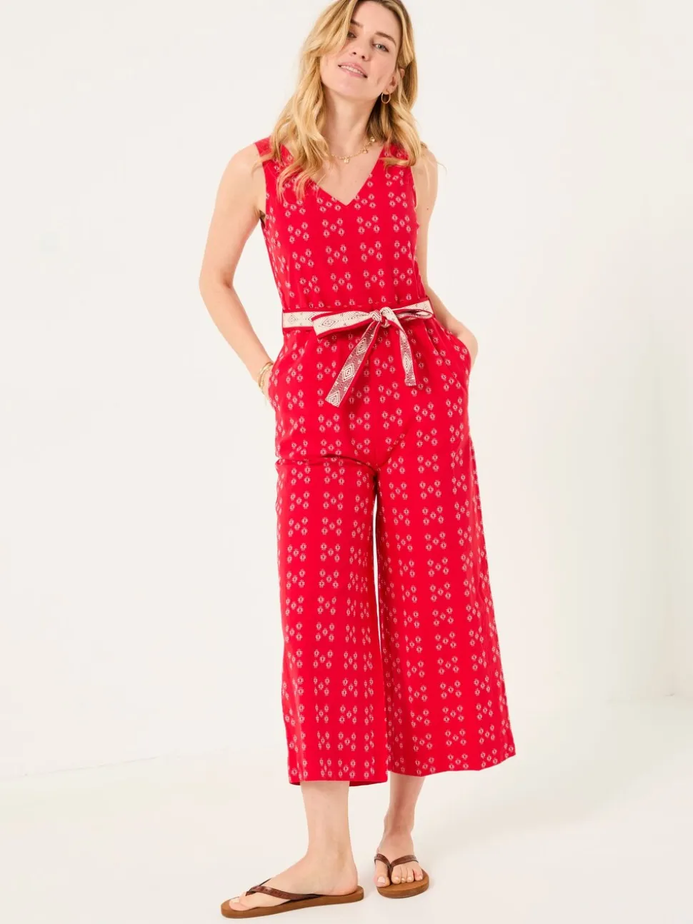 FatFace Jacquard jumpsuit