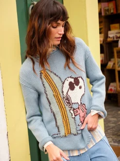 FatFace Snoopy gebreide trui