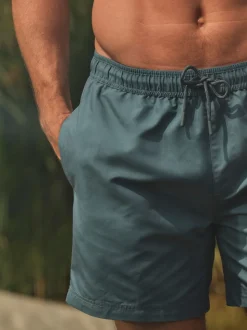 FatFace Texture Print Swim Shorts