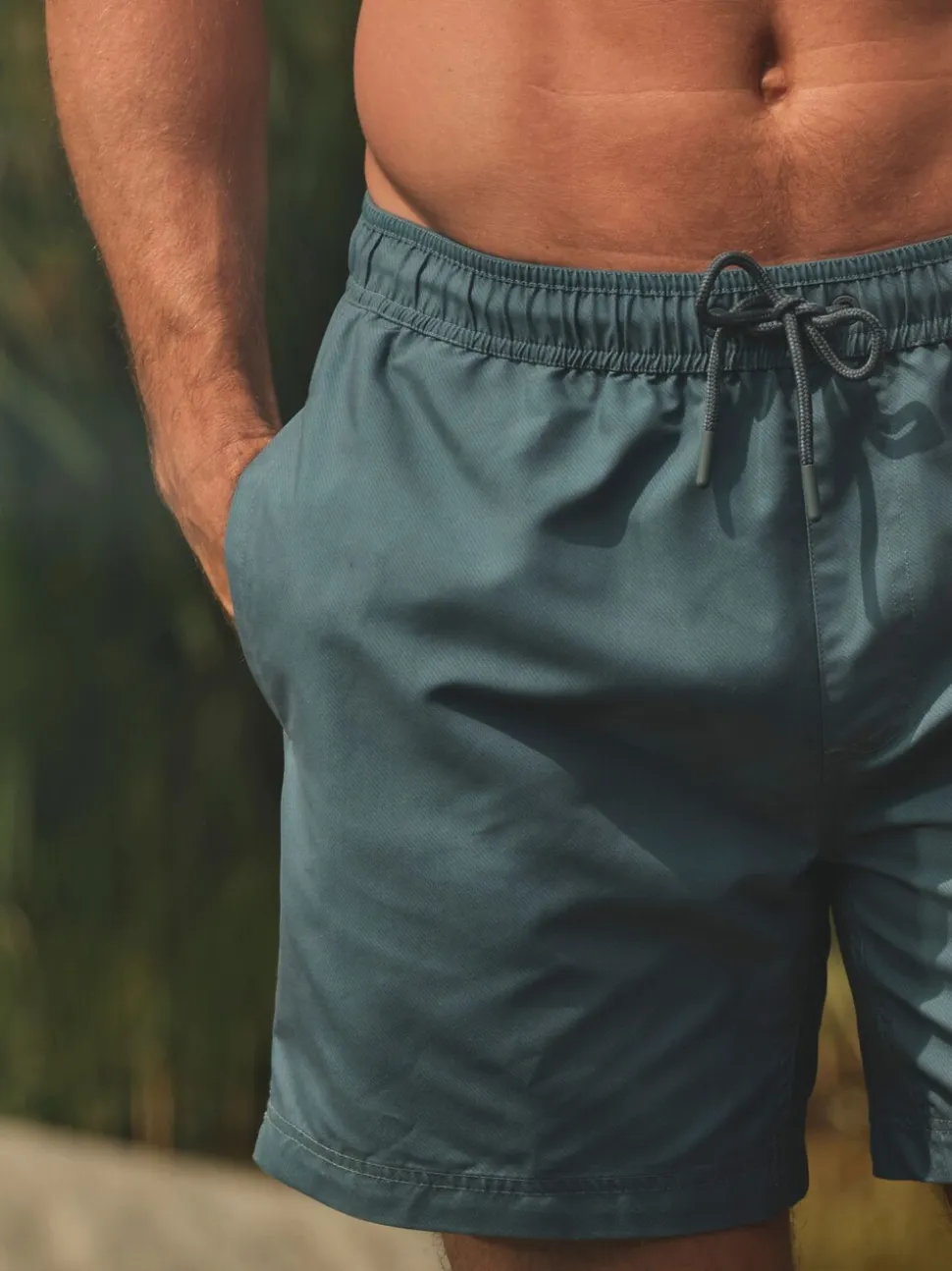FatFace Texture Print Swim Shorts