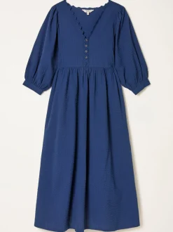 FatFace Textured Midi Dress