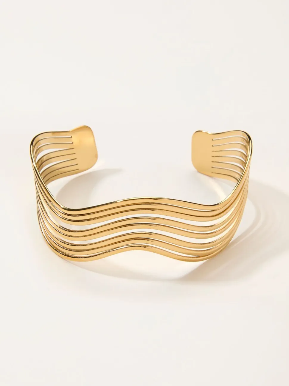 FatFace Wavy Cuff Bracelet