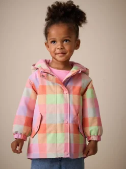 Felgekleurd geruit - Waterproof Printed Jacket (6mths-7yrs)