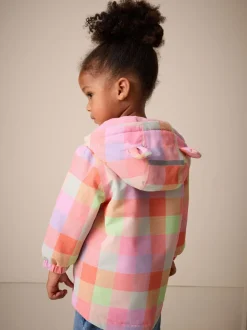 Felgekleurd geruit - Waterproof Printed Jacket (6mths-7yrs)