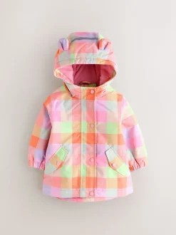 Felgekleurd geruit - Waterproof Printed Jacket (6mths-7yrs)