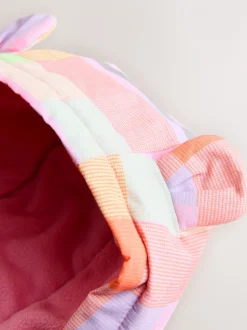 Felgekleurd geruit - Waterproof Printed Jacket (6mths-7yrs)