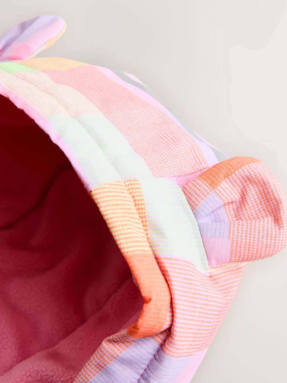 Felgekleurd geruit - Waterproof Printed Jacket (6mths-7yrs)