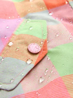 Felgekleurd geruit - Waterproof Printed Jacket (6mths-7yrs)