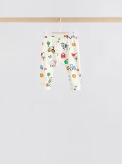 Felgekleurd met boerderijprint - Tops en Leggings 6 -delige babyset (0mnd-3jr)