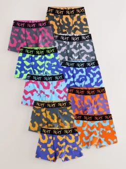 Felgekleurde camouflageprint - Verpakking van 10 boxers (2-16jr)