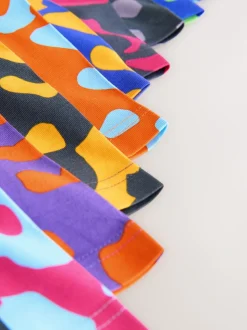 Felgekleurde camouflageprint - Verpakking van 10 boxers (2-16jr)