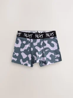 Felgekleurde camouflageprint - Verpakking van 10 boxers (2-16jr)