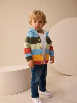 Felgekleurde strepen - Vest met figuurtjes (3mnd-7jr)