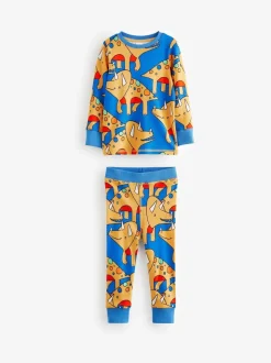 Felkleurig met dinosaurusprint - Verpakking van 3 knusse pyjama's (9 mnd-10 jr)