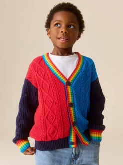 Felle kleurvlakken - Little Bird by Jools Oliver Knitted V-Neck Cardigan