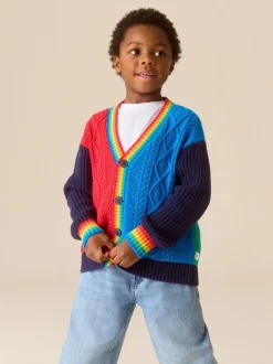 Felle kleurvlakken - Little Bird by Jools Oliver Knitted V-Neck Cardigan