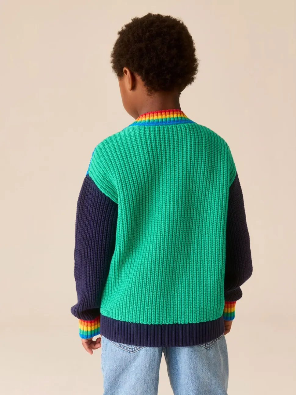 Felle kleurvlakken - Little Bird by Jools Oliver Knitted V-Neck Cardigan
