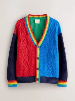 Felle kleurvlakken - Little Bird by Jools Oliver Knitted V-Neck Cardigan