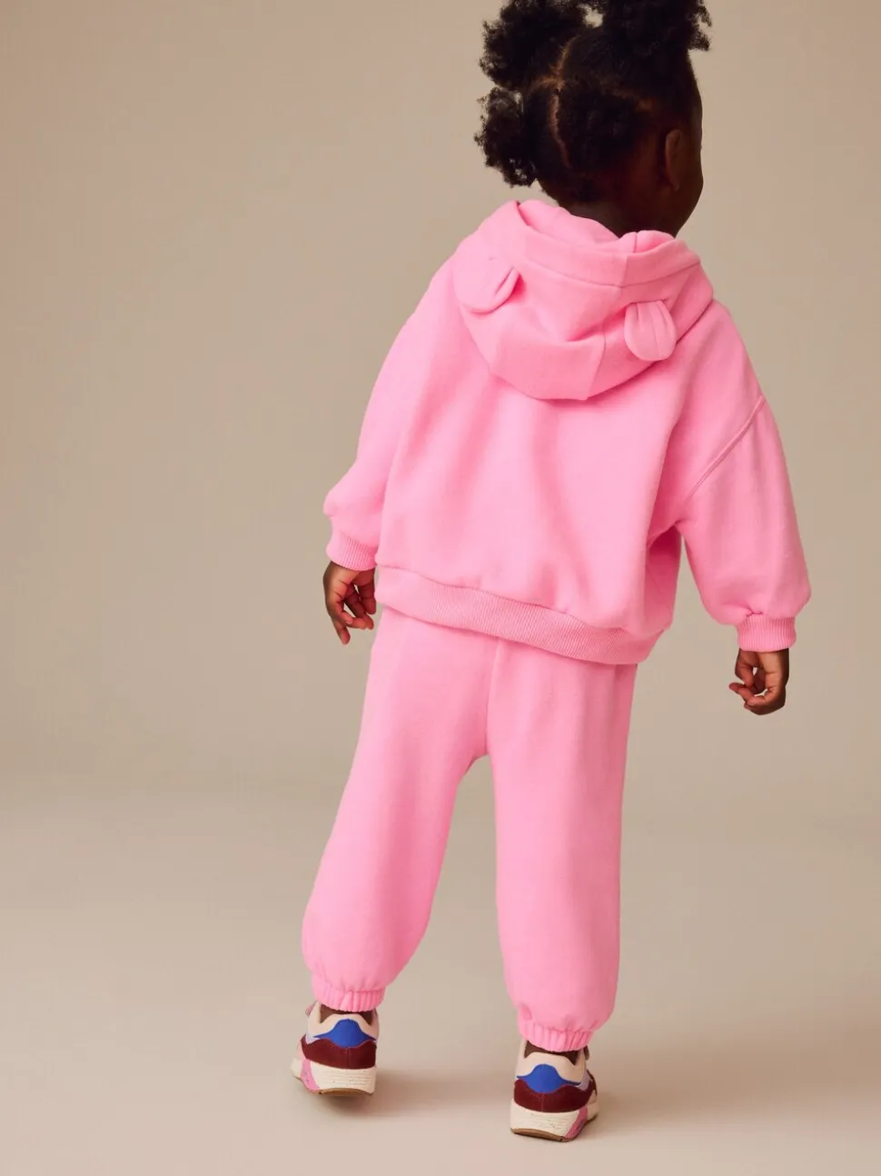 Felroze - Hoodie met ritssluiting (3 mnd-7 jr)