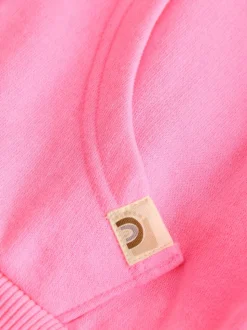 Felroze - Hoodie met ritssluiting (3 mnd-7 jr)