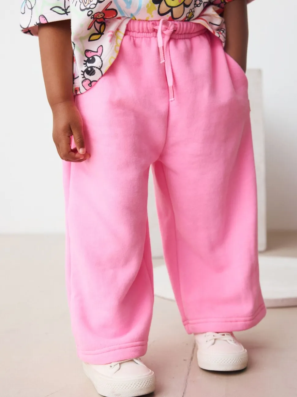 Felroze - Sweatjoggingbroek (3 mnd-7 jr)