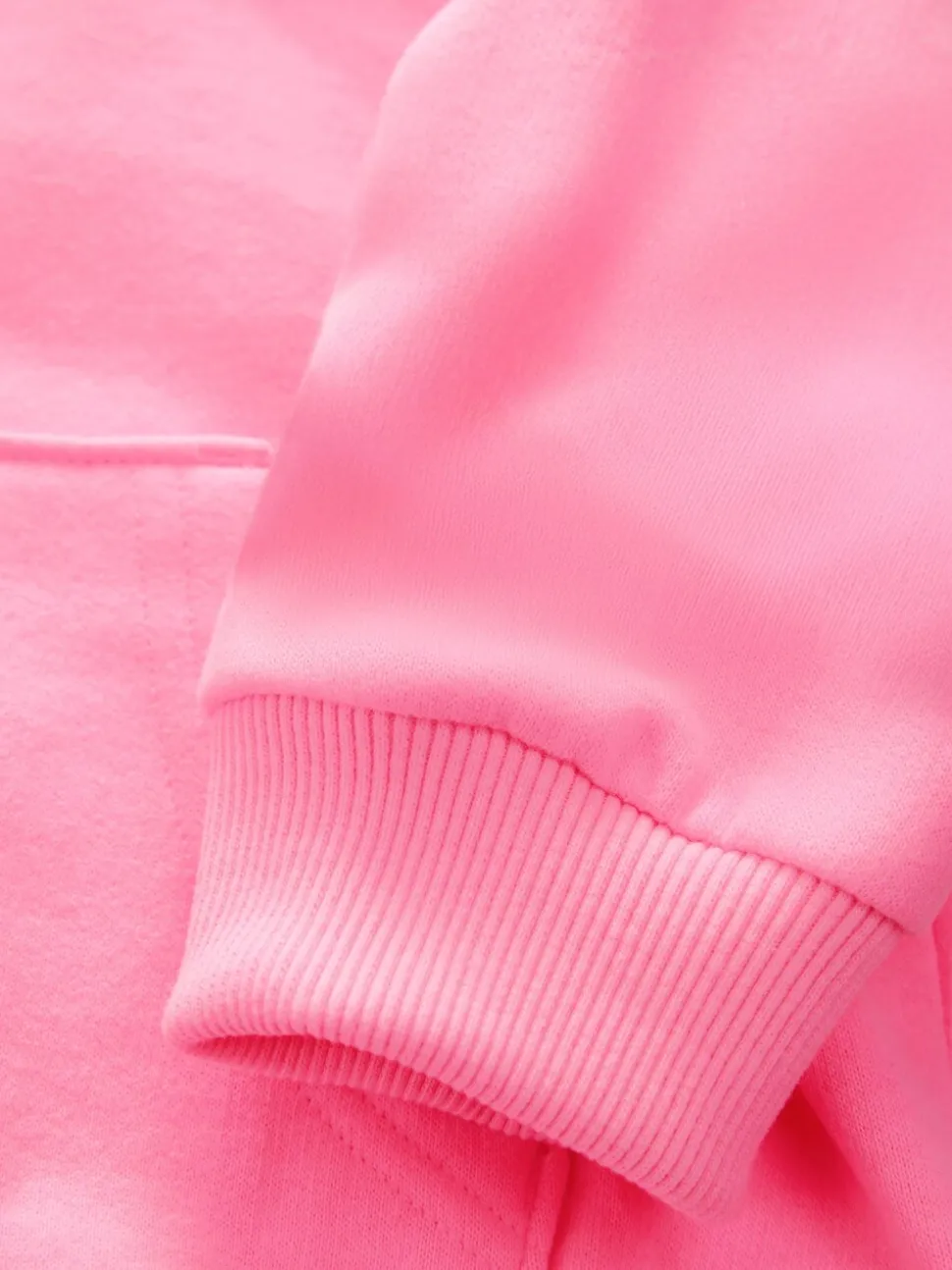 Felroze - Sweatshirt met kwartrits (3mnd -7jr)